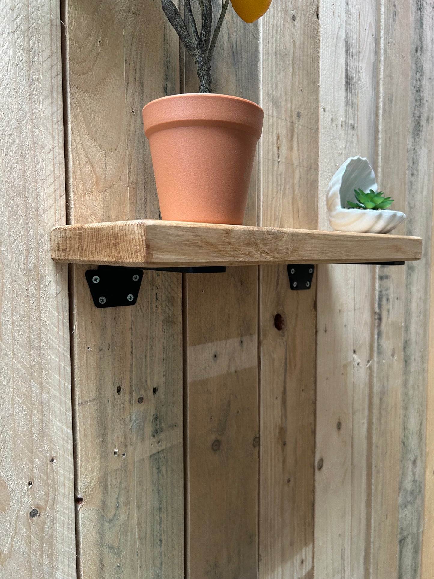 Solid Natural Oak Shelf