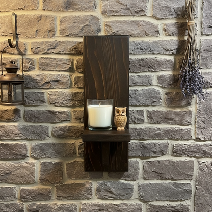 Cottage Wooden Wall Shelf
