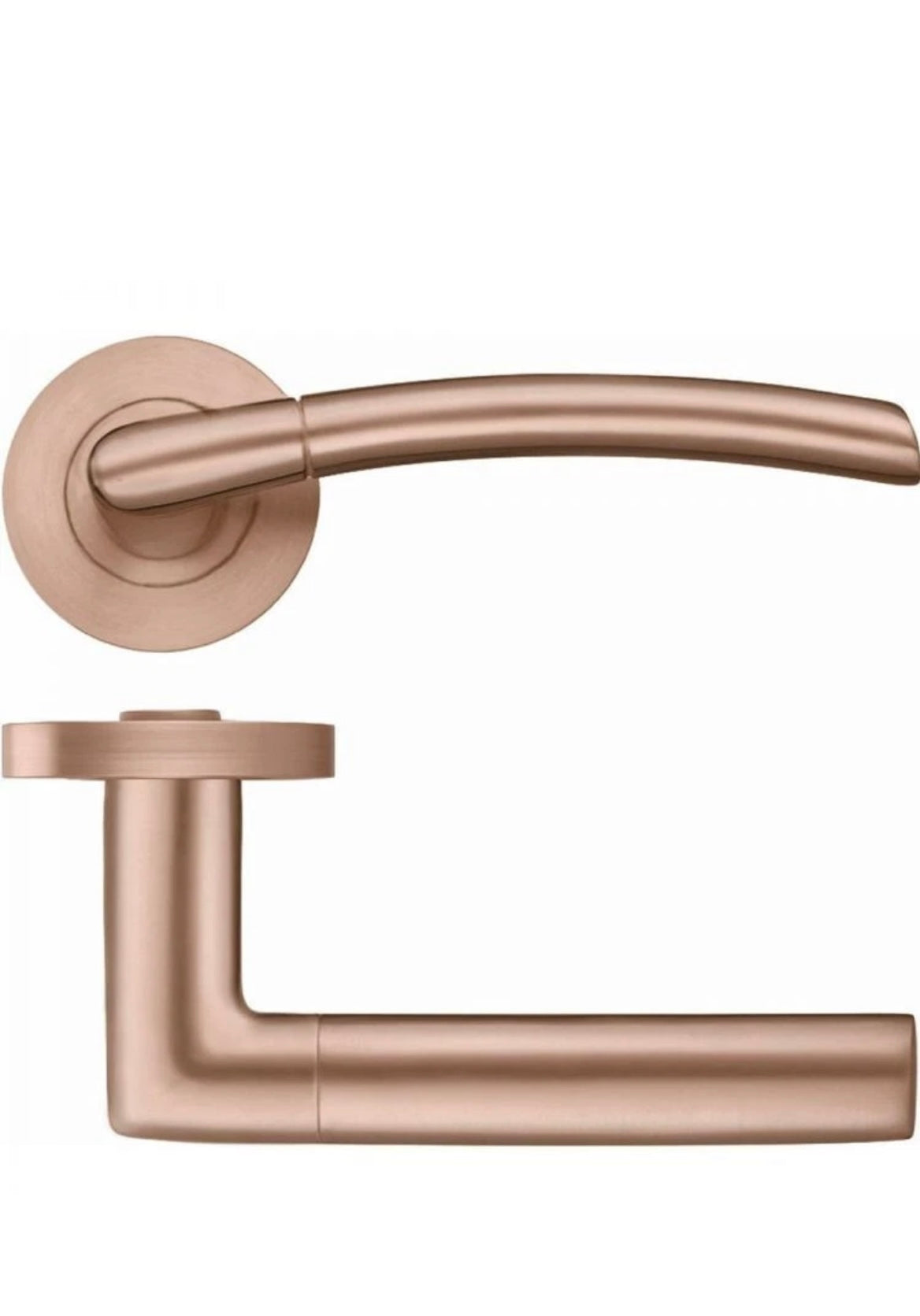 Zoo Stanza Hardware Pair Tuscan Rose Gold Handles