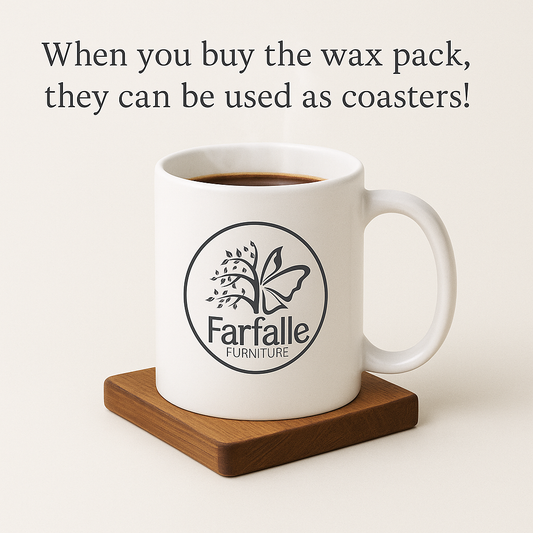 Farfalle Furniture Wax/Paint  Finish Coaster Samples See Your Colour First