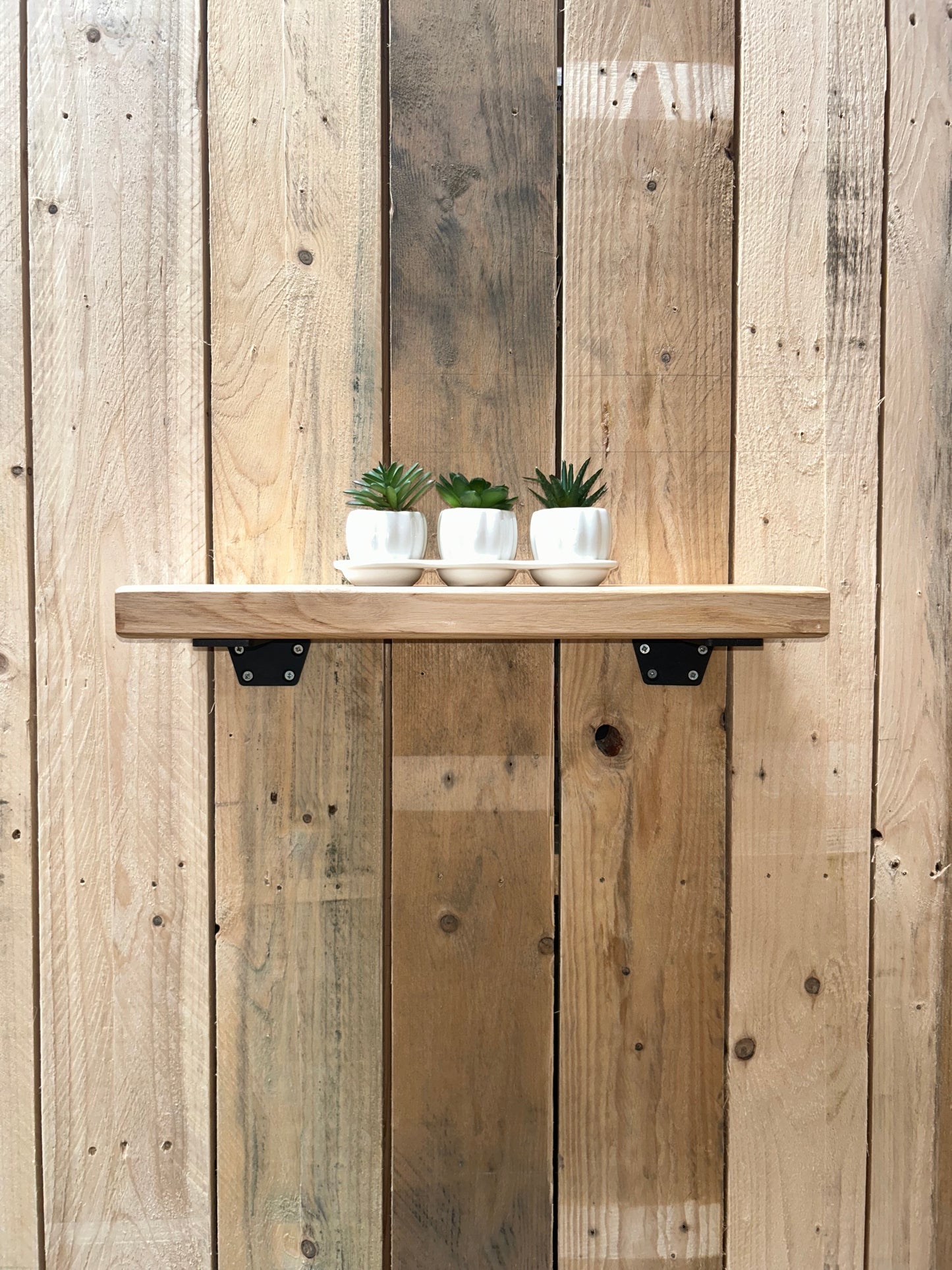 Solid Natural Oak Shelf