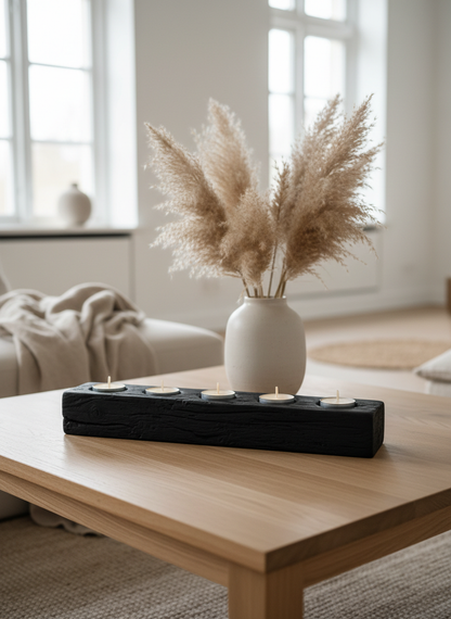 Handcrafted Reclaimed Wood Tea Light Holders